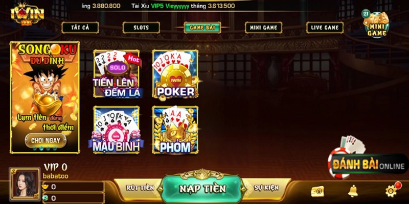 Những loại game nổi bật tại cổng game