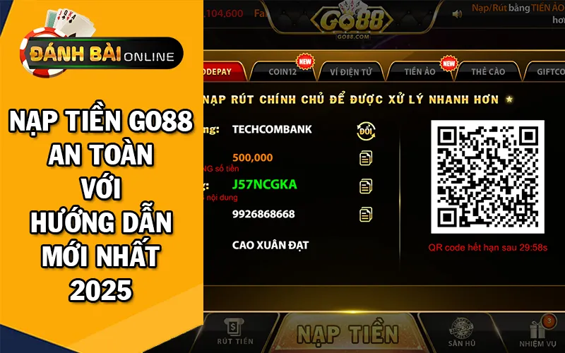 Nạp tiền GO88 an toàn