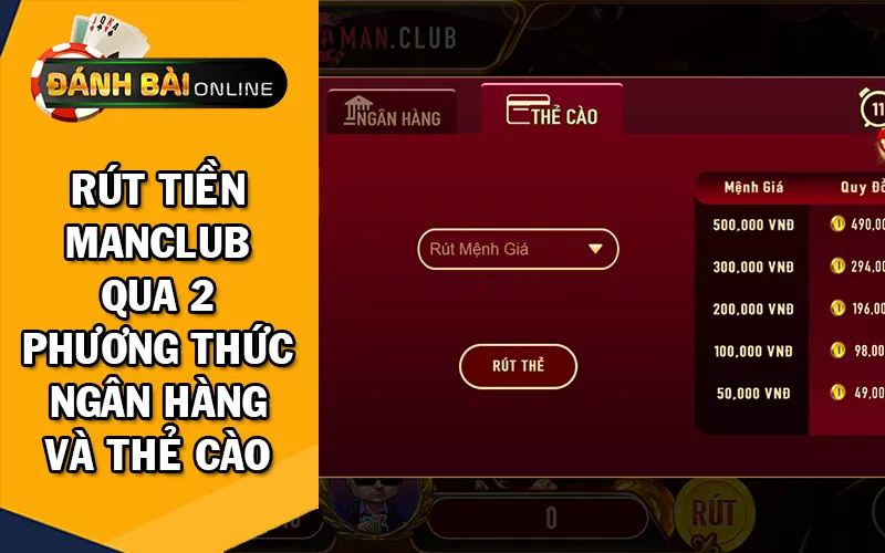 Rút tiền Manclub